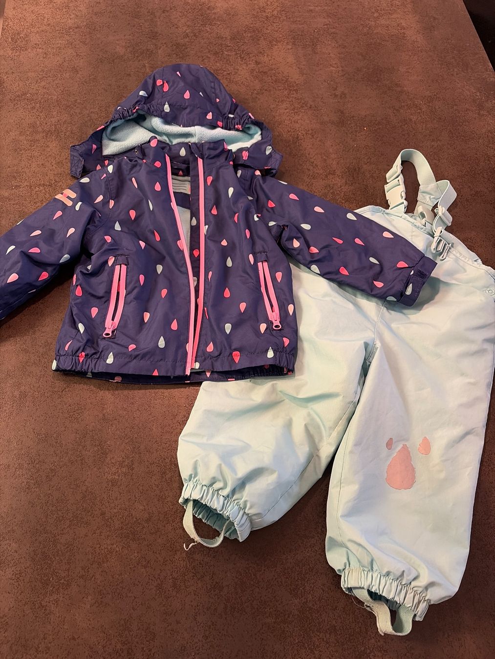 Lupilu Lotti & Set di vestiti: Regenanzug Set dunkelblau hellblau Gr. 86/92 – Usato da Brüttisellen venduto da val_r8g6