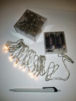 2 Stück! Lichterkette,30 Lämpchen (Batteriebetrieben),weiss