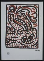 KEITH HARING   HANNUMMERIERT DRUCKSIGNIERT