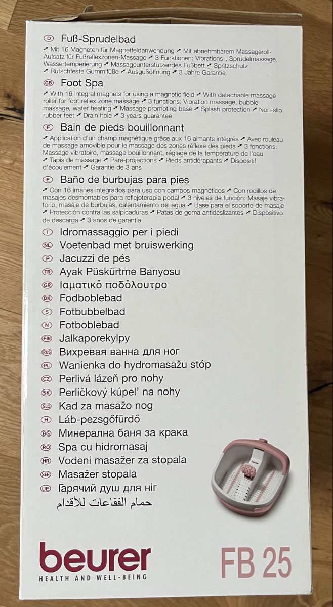 Beurer Dispositivi per massaggi: Fussbad – Usato da Bottenwil venduto da pahof 2