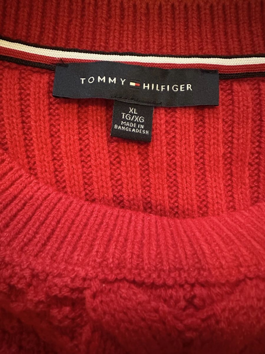 Tommy Hilfiger Maglioni & Felpe: Pull Tommy Hilfiger rouge torsadé XL – Nuovo e nell'imballaggio originale da Lausanne venduto da Magic1900 3