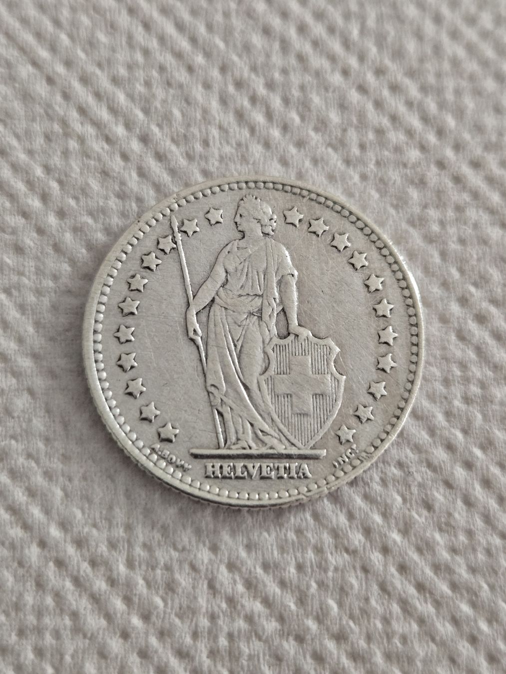 Toutes les monnaies: Piece 1 Franc Suisse 1945  – D'occasion à La Chaux-de-Fonds par tuoro25