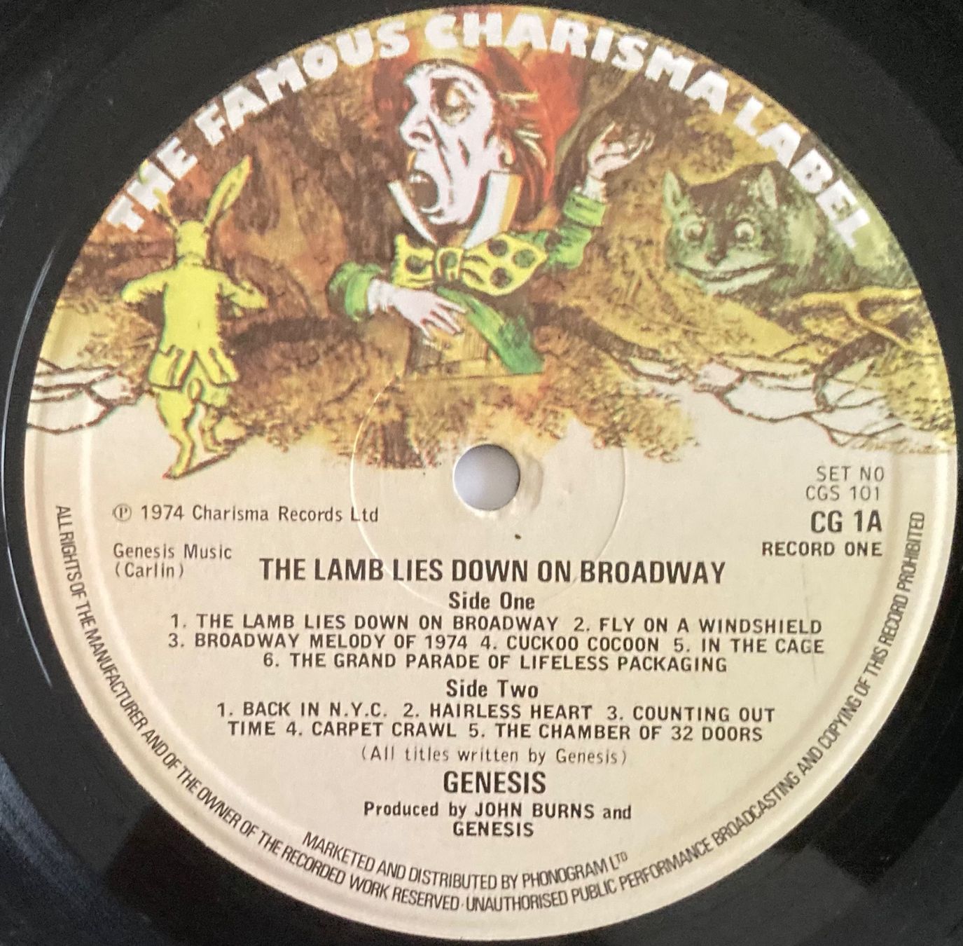 Dischi in vinile: GENESIS - THE LAMB LIES DOWN ON BROADWAY – Usato da Poliez-Pittet venduto da Newtown-Records 4