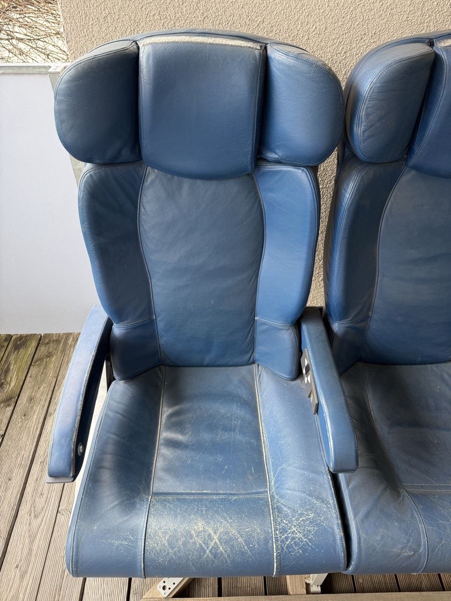 Poltrone: Swissair Sitzreihe mit Gestell – Usato da Kriessern venduto da M_Ricardo_20 2
