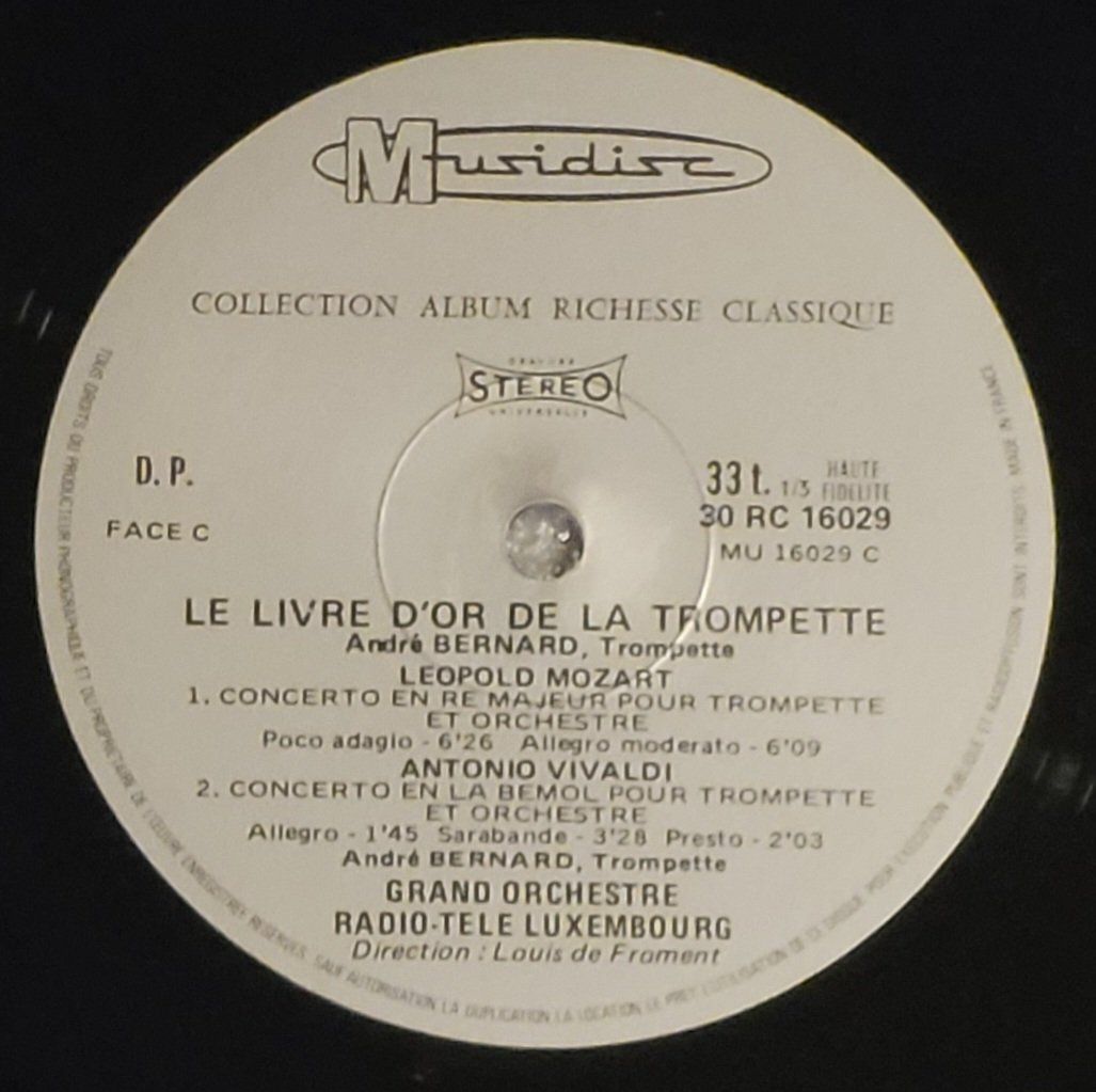 Dischi in vinile: Le Livre D'or De La Trompette – Usato da Zürich venduto da Avd 7