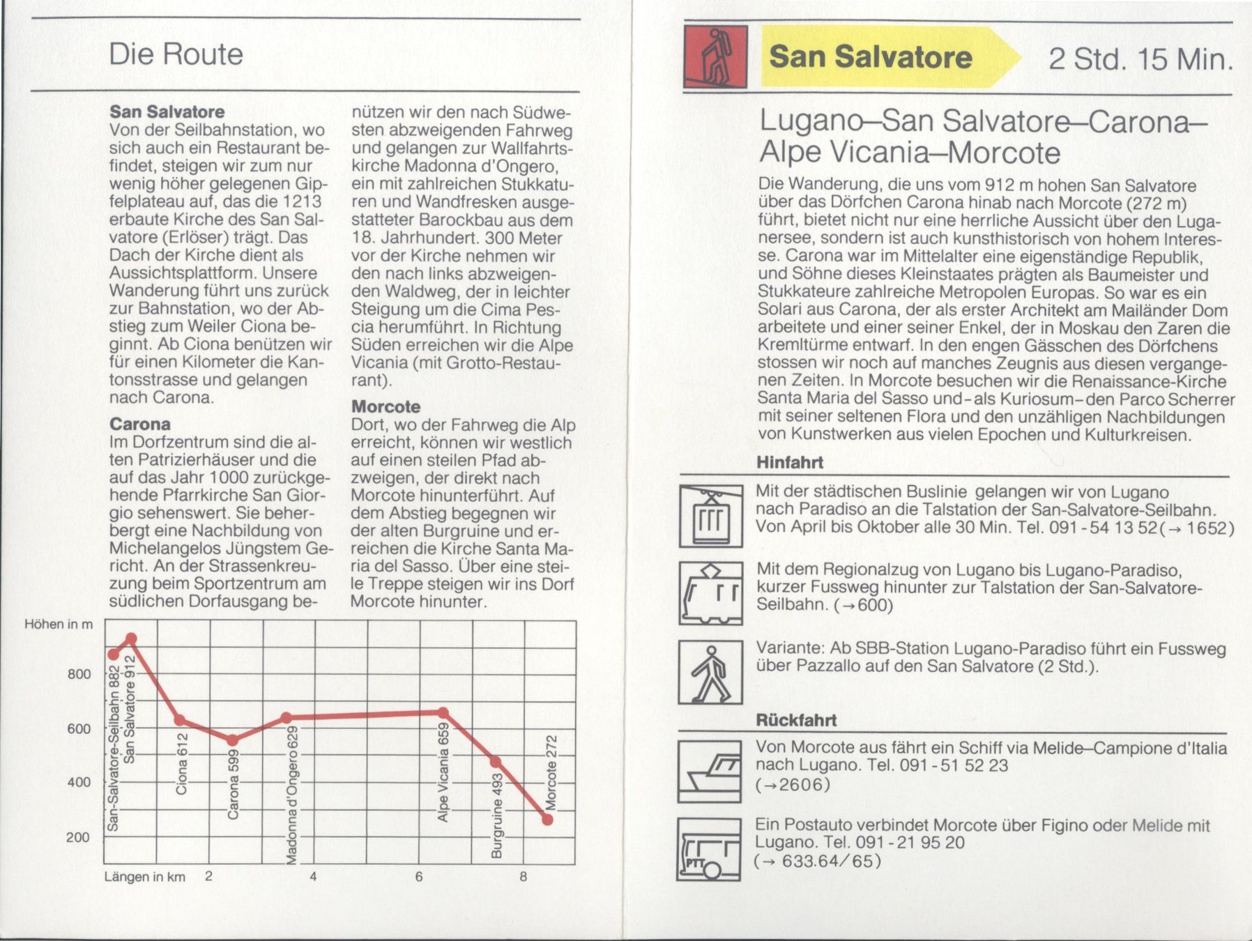 Libri: WEGWEISER  Tessin - 20 Wandervorschäge – Nuovo (secondo la descrizione) da Biel/Bienne venduto da 07helios032 7