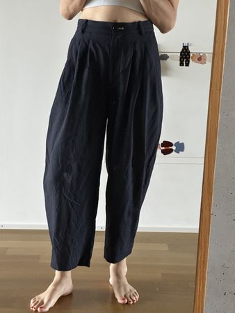COS Culotte Hose Dunkelblau Gr. 34 