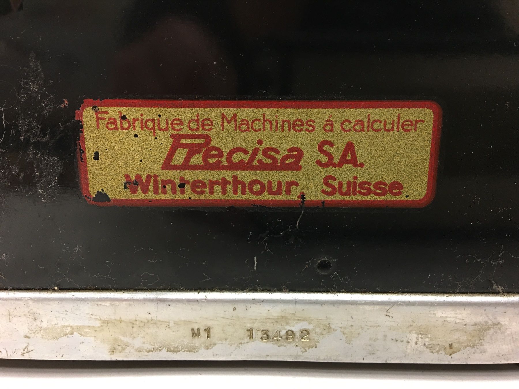 Kassen: Vintage Precisa Rechenmaschine, mechanisch – Gebraucht aus Olten von ELHANDEL 6