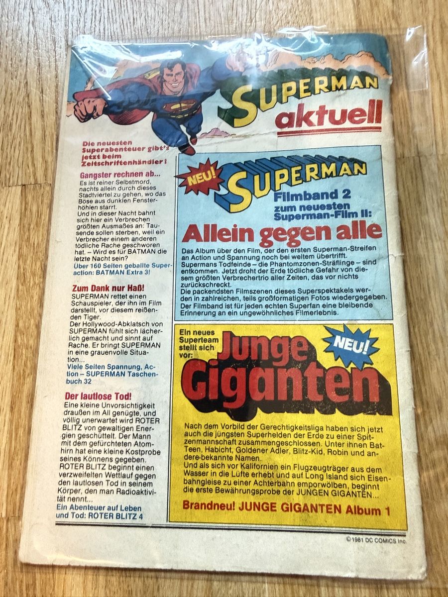 Fumetti: 🚨 • Superman / Batman Comic  – Usato da Allschwil venduto da Collector.Shop.Swizz 1