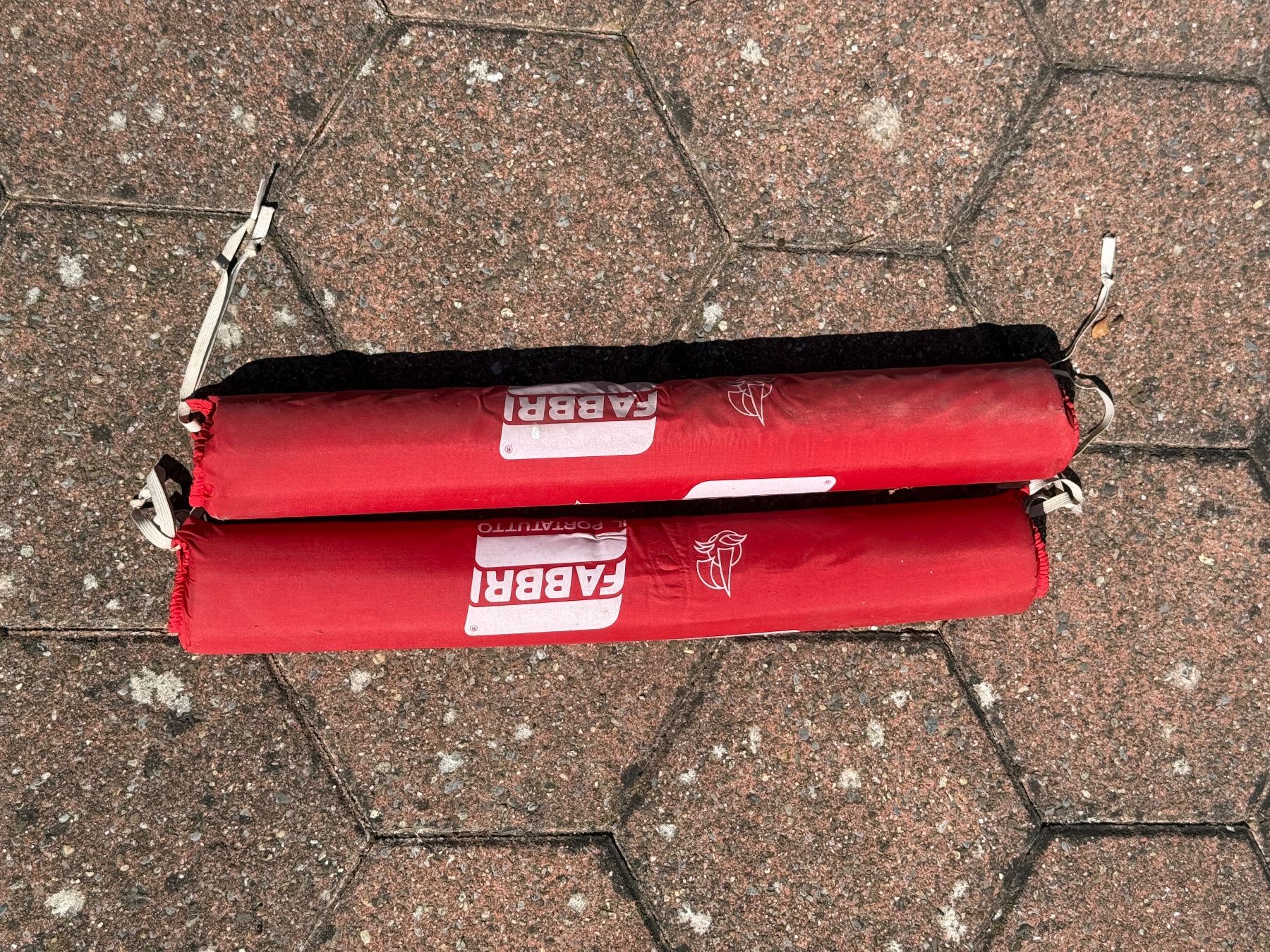 Portapacchi: 2 Stück Auflagepolster Dachträger – Usato da Hubersdorf venduto da Gewonnen 2