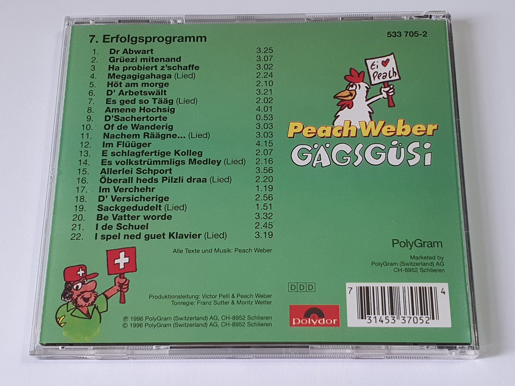 CDs: Peach Weber - Gägsgüsi | CD – Gebraucht aus Dietlikon von Skylab007 1