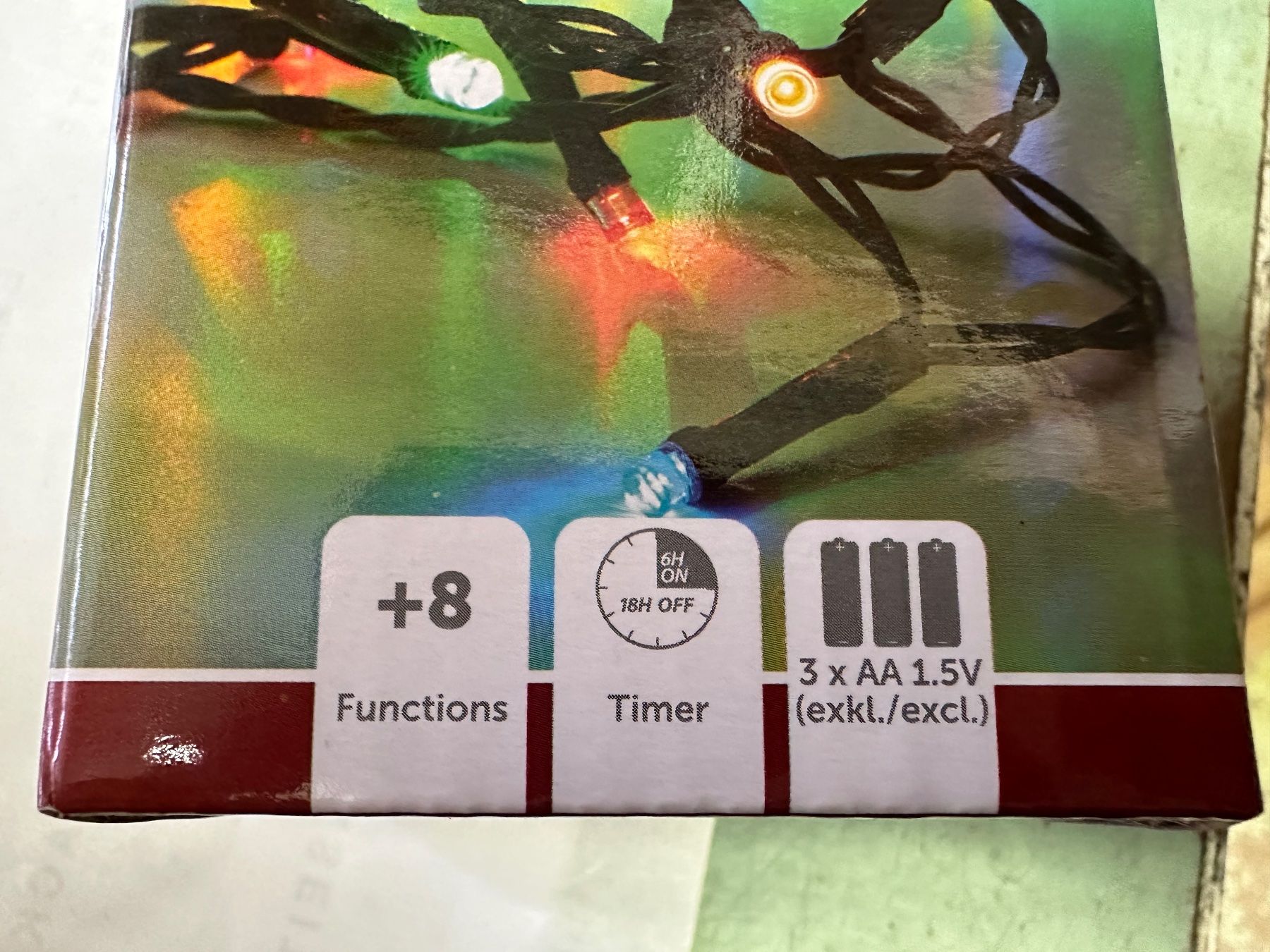 Ghirlande e barre luminose: neue multicolor Lichterkette mit Timer – Nuovo e nell'imballaggio originale da Necker venduto da liq24 3