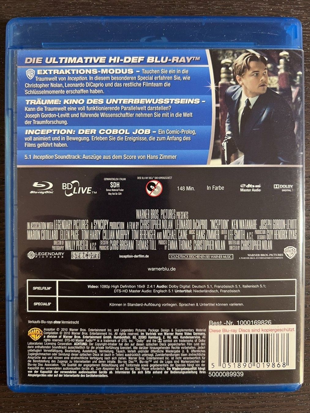 Alle DVDs: Inception – Gebraucht aus Zürich von Blu-ray_ZH 1