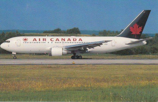 Cartoline postali: Boeing 767-233, Air Canada – Usato da Zuerich venduto da OceanLinerPostcards