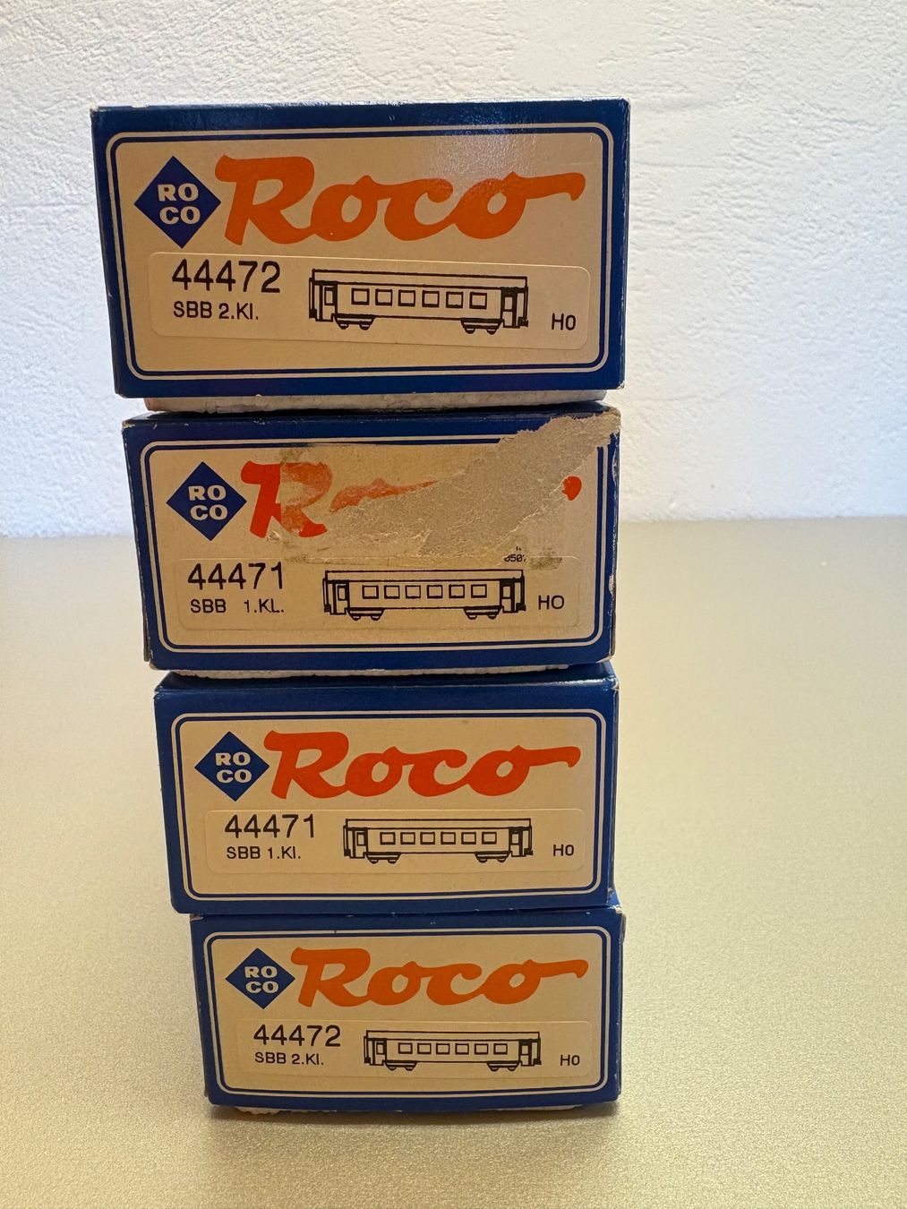 Roco Modellini di ferrovie: Roco Set mit 4 Personenwagen SBB – Usato da Stäfa venduto da chris_c638
