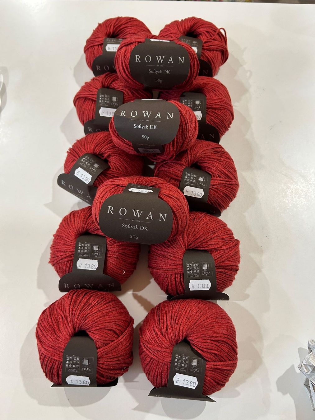 Lana: 13 pelotes Softyak DK Rowan – Nuovo e nell'imballaggio originale da Bex venduto da valetted