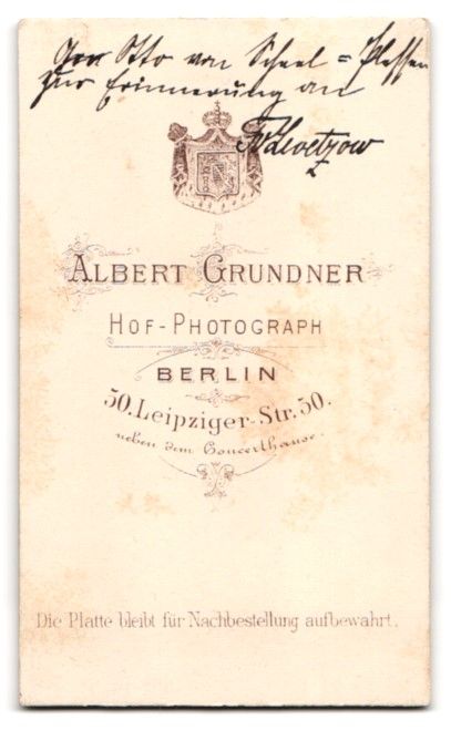 Fotografie & Manifesti: Fotografie Albert Grundner, Berlin, Uffz – Usato da Berlin venduto da bartko-reher 1