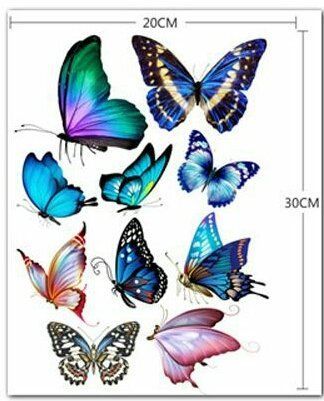 Adesivi murali: ---+++ 3D Sticker Set Butterflyes +++--- – Nuovo e nell'imballaggio originale da Kilchberg ZH venduto da Eaglebuy