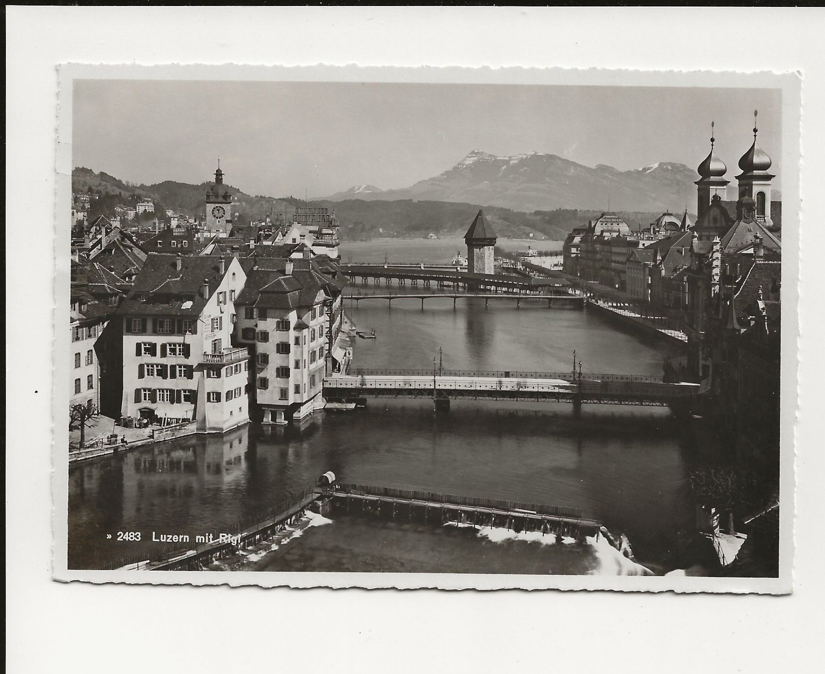 Cartoline postali: AK 1935 Luzern mit Rigi 😍 – Usato da Greifensee venduto da 315WDO