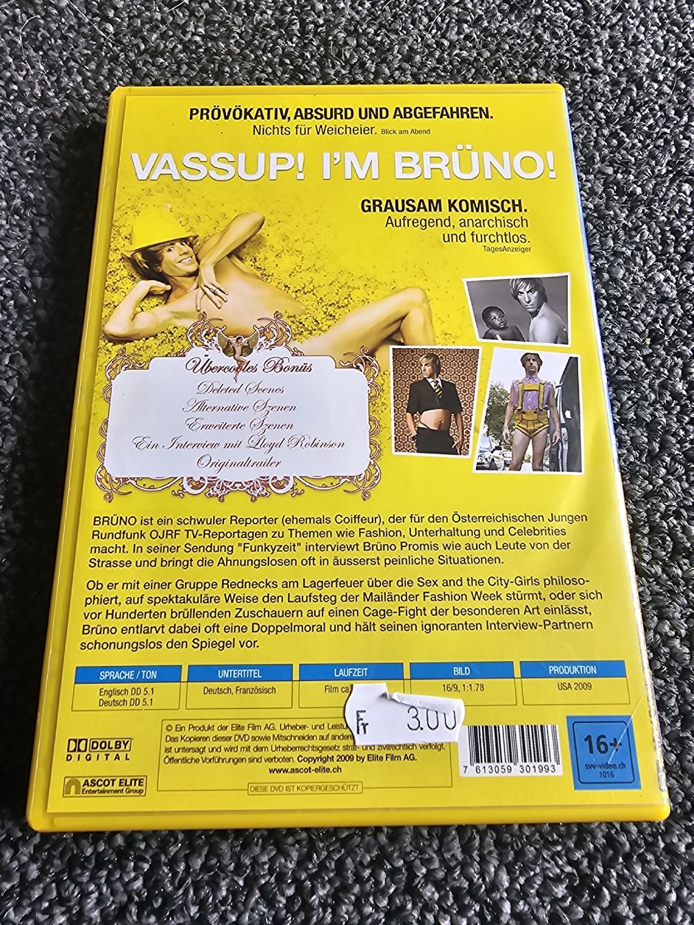 Alle DVDs: DVD Brüno (23435) – Gebraucht aus Ruswil von jan_bxl5 1