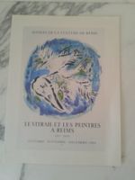 Marc Chagall "Engel auf blauem Hintergrund" Mourlot, Paris