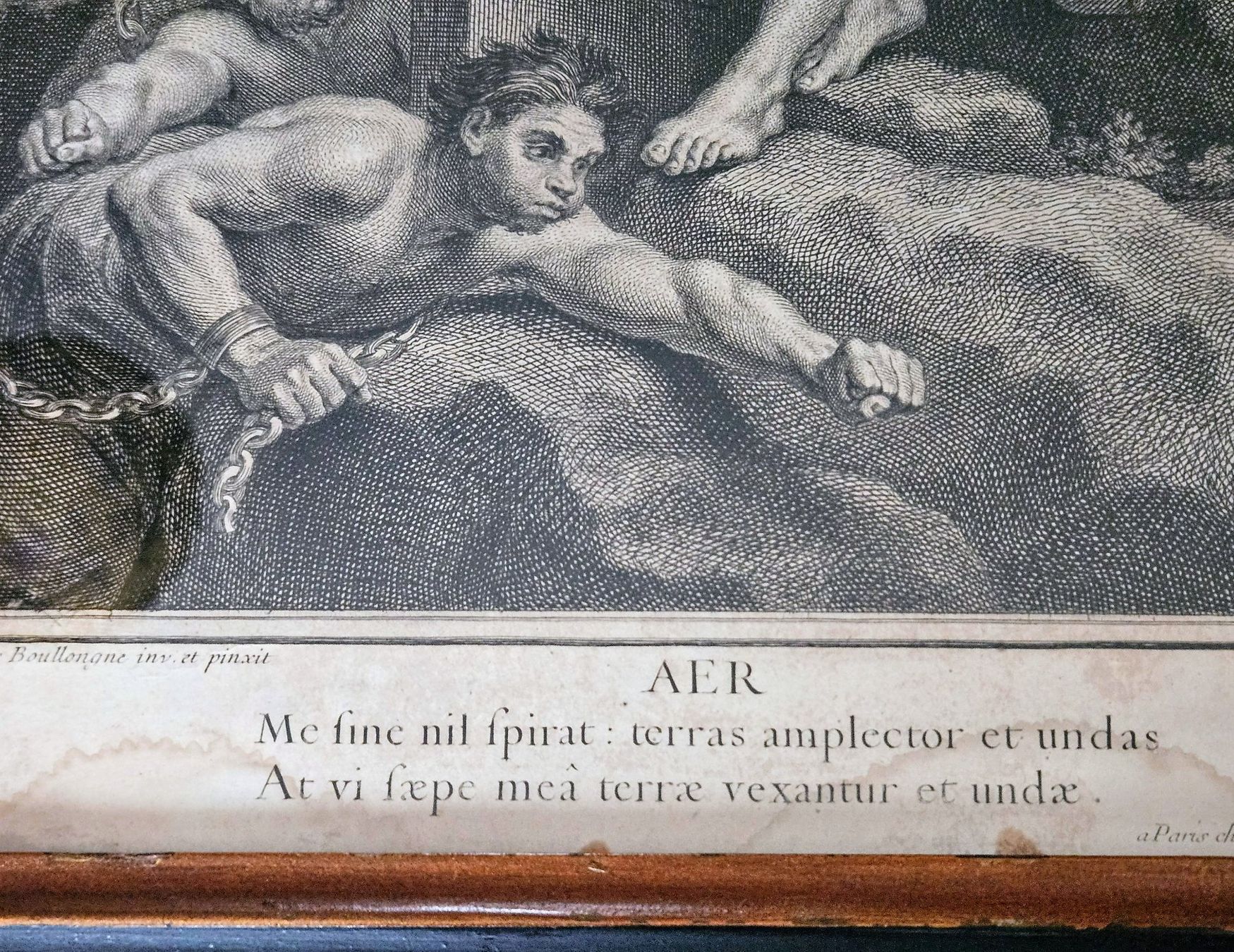 Grafica & Litografie: Die Vier Elemente – Die Luft, 1718, R! – Usato da Lugano venduto da Numisartes 2