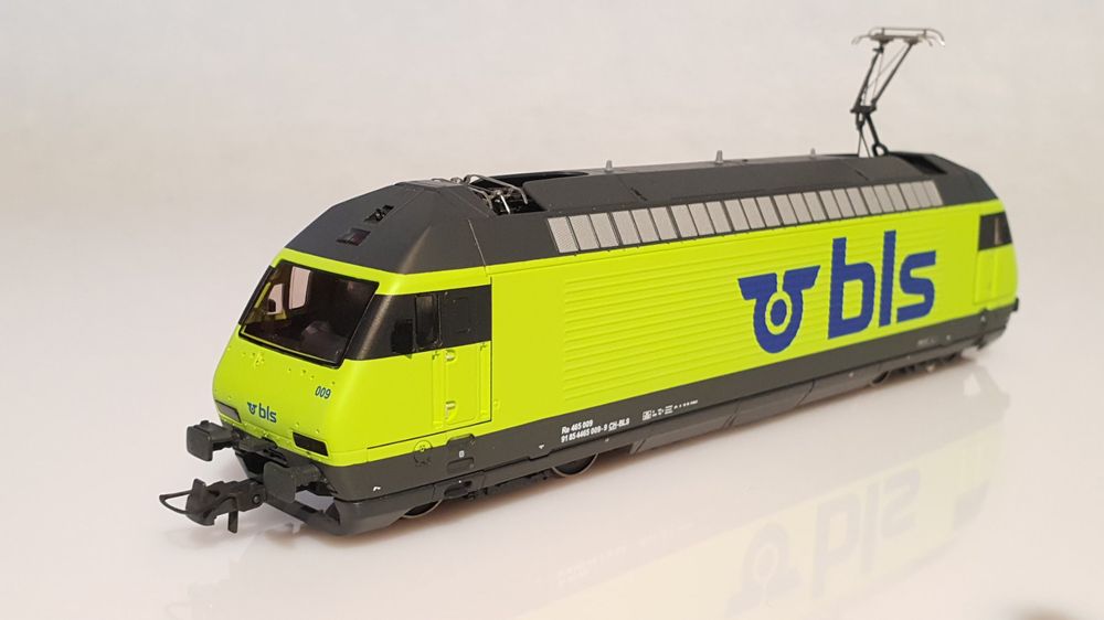 Locomotive Électrique Re 465 009-9 BLS – Fleischmann 7560013 – Échelle N 1/160 – Neuve