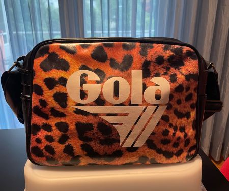 Coole Gola Umhängetasche, Leopard Retro Vintage