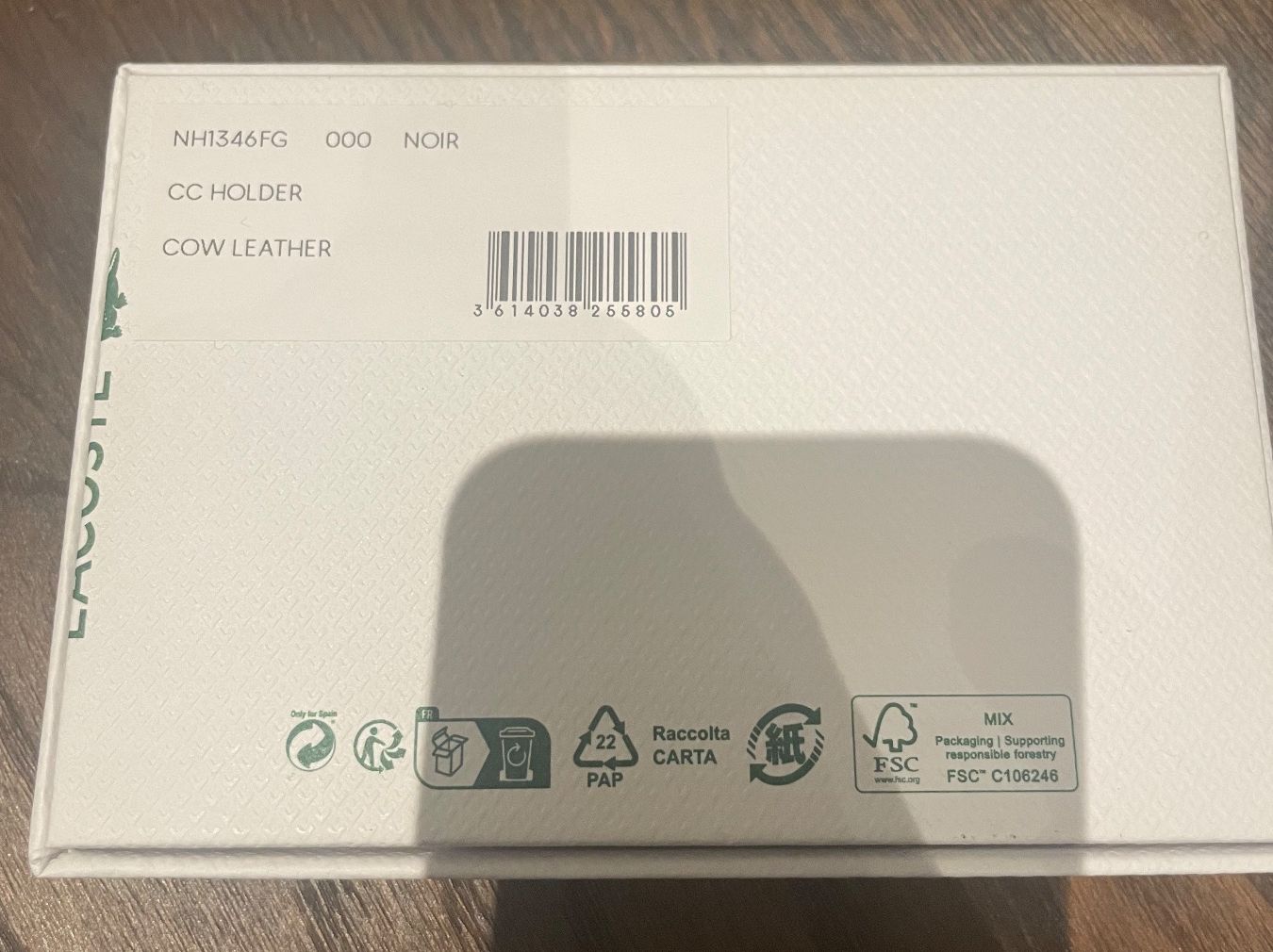 Lacoste Altro in  Abbigliamento & Accessori: Lacoste Kartenetui - schwarz noir neu – Nuovo e nell'imballaggio originale da Wohlen AG venduto da kissne4 7