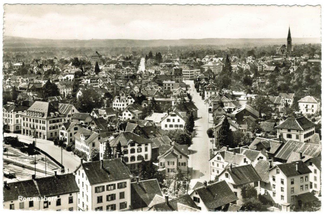 Cartoline postali: AK Romanshorn 1958 – Usato da Zürich venduto da Tolima194