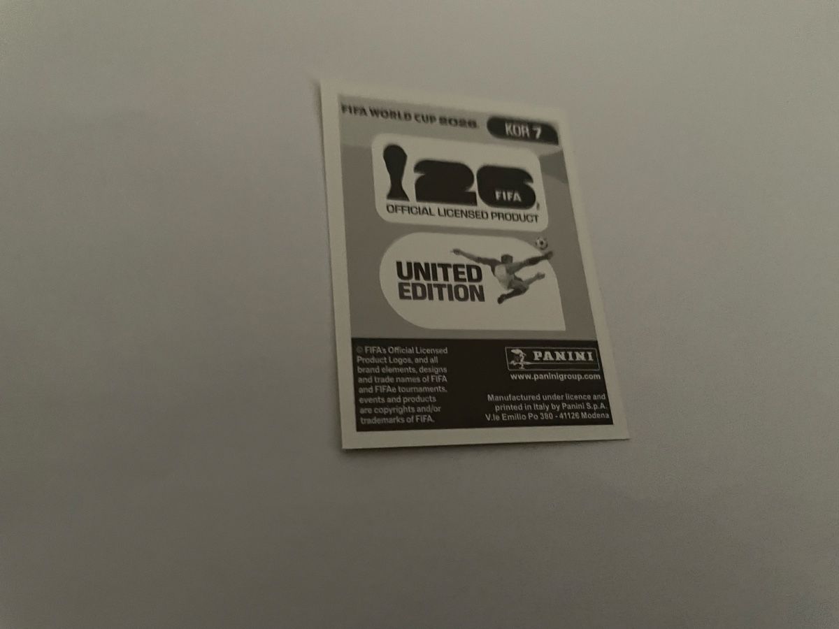 Panini Carte collezionabili: FIFA WM 2026 Hanbeom Lee KOR 7 – Nuovo (secondo la descrizione) da Winterthur venduto da Cobraforce 1