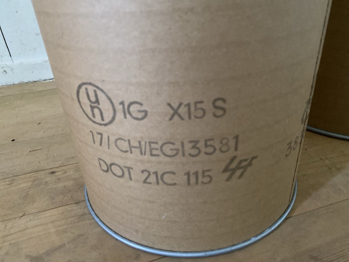 Accessori: 2x Kartonfässer mit Deckel, 12L & 30L – Usato da Biel/Bienne venduto da Projektorium 3