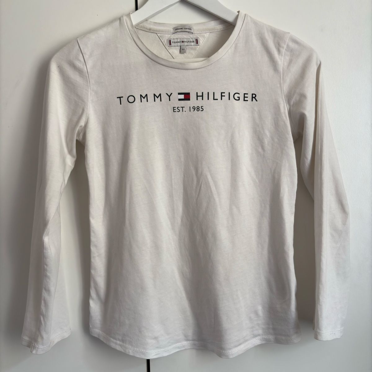 Tommy Hilfiger Camicette, T-shirt & Top: T-shirt manches longues blanc – Usato da Moudon venduto da TigerrrEye