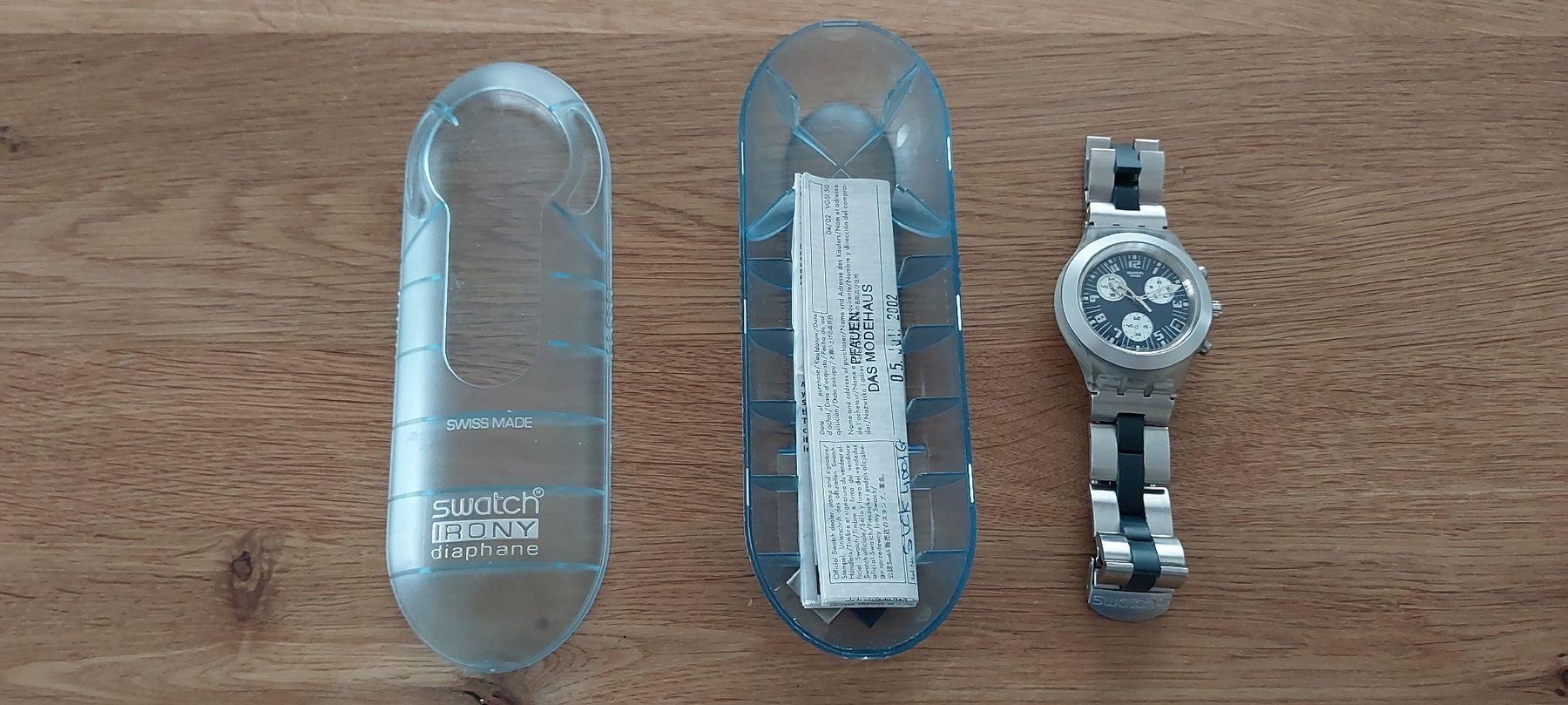 Swatch Uhren: Swatch irony Diaphane Thunderstorm – Neu (gemäss Beschreibung) aus Breil-Brigels von SilverSurfer27