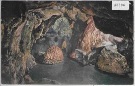 Höllgrotten bei Baar - Nymphen-Quelle - Litho