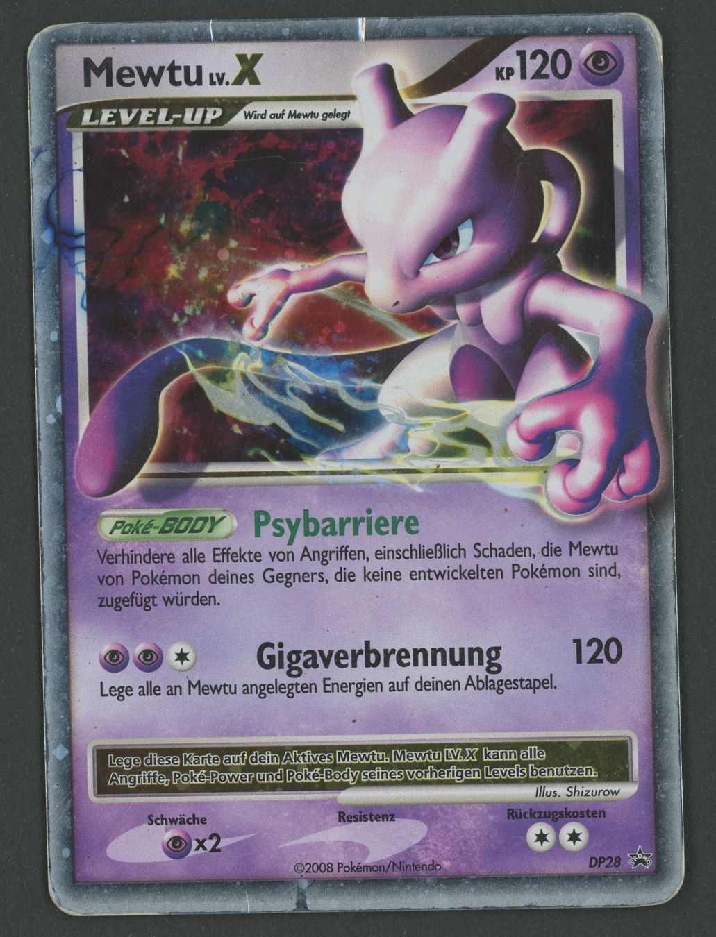 Pokémon Carte collezionabili: Mewtu Lv.X DP28 DE ab 1.- – Usato da Rupperswil venduto da gengarbasar