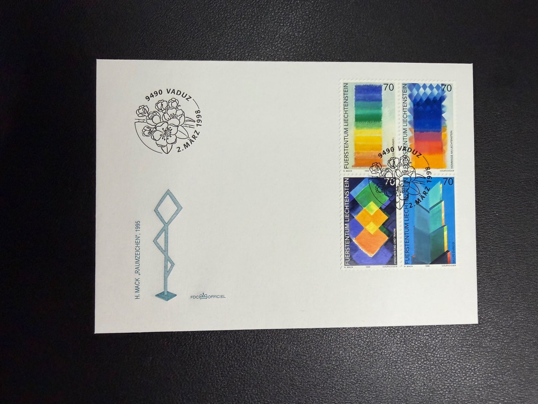 Tutti i francobolli: Liechtenstein FDC 1998 – Usato da oberrüti venduto da jeanmei