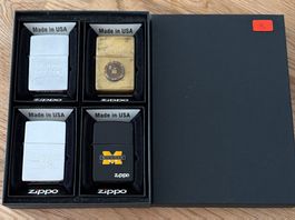 ZIPPO SAMMLER SET 4-FEUERZEUGE
