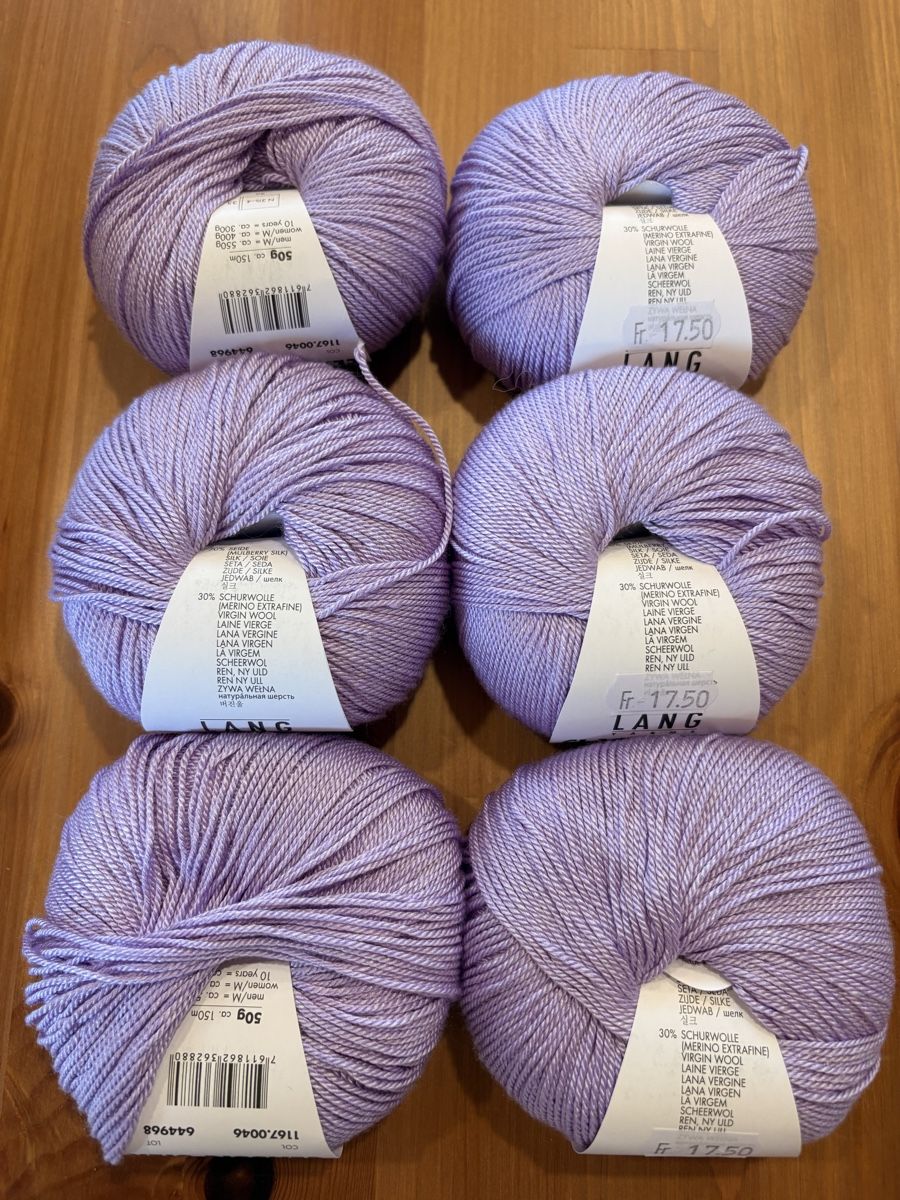 Kordeln & Faden: Lang Classic Silk 6x mauve  – Neu und originalverpackt aus Bex von eli_2kgy