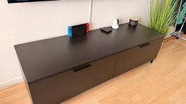 TV-Lowboard in Dunkelgrau