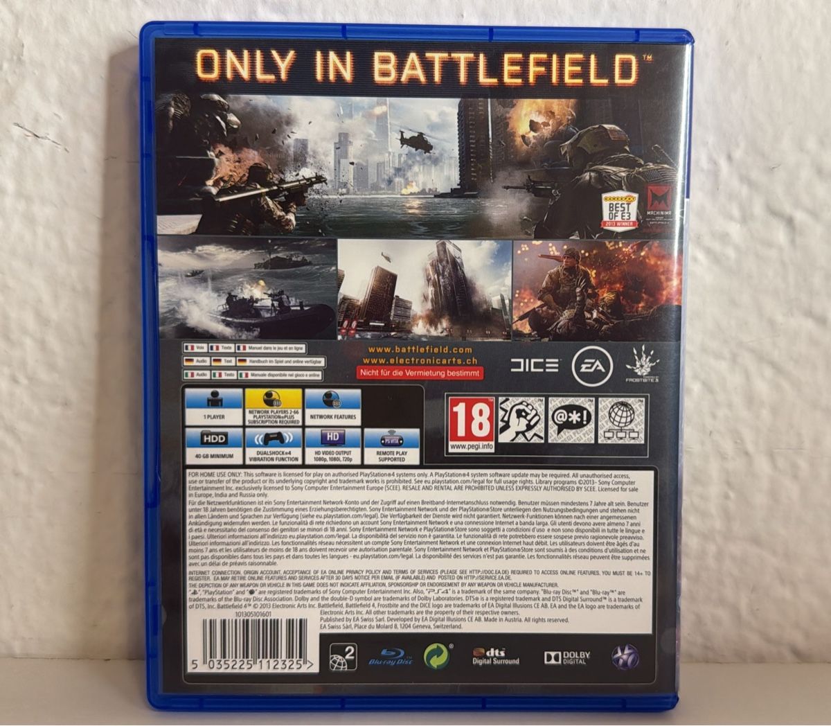 Sony Giochi: Battlefield 4 PS4/PS5 Game – Usato da Ehrendingen venduto da bubulence 1