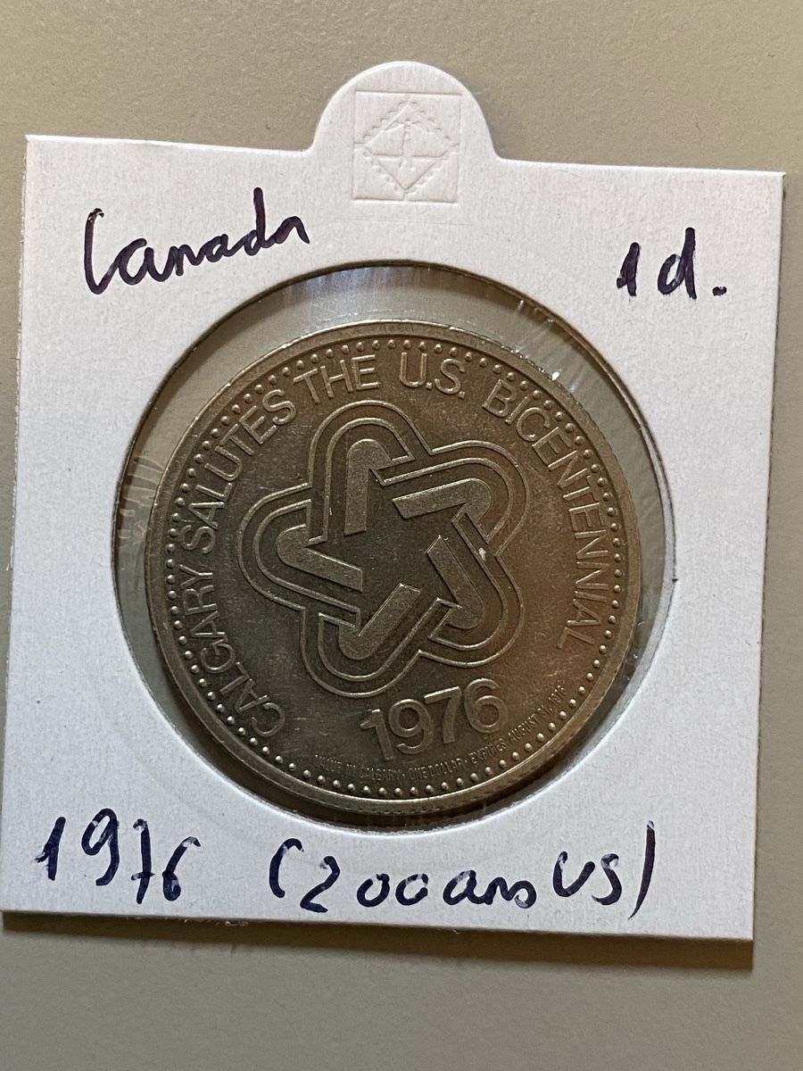 Tutti le monete: Canada - 1 dollar - 1976 - 200 ans USA  – Usato da Payerne venduto da Mike1682