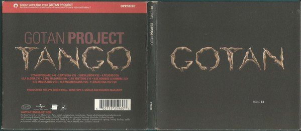 CD: Gotan Project - Philippe Solal, Christoph Müller, -Tango 3.0 – Usato da Unterbäch venduto da yohanson 1