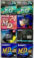 8 Minidisc MD80 + MD74  NEU/OVP