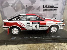 Toyota gt4 celica sainz moya 1000 lakes rallye 1990