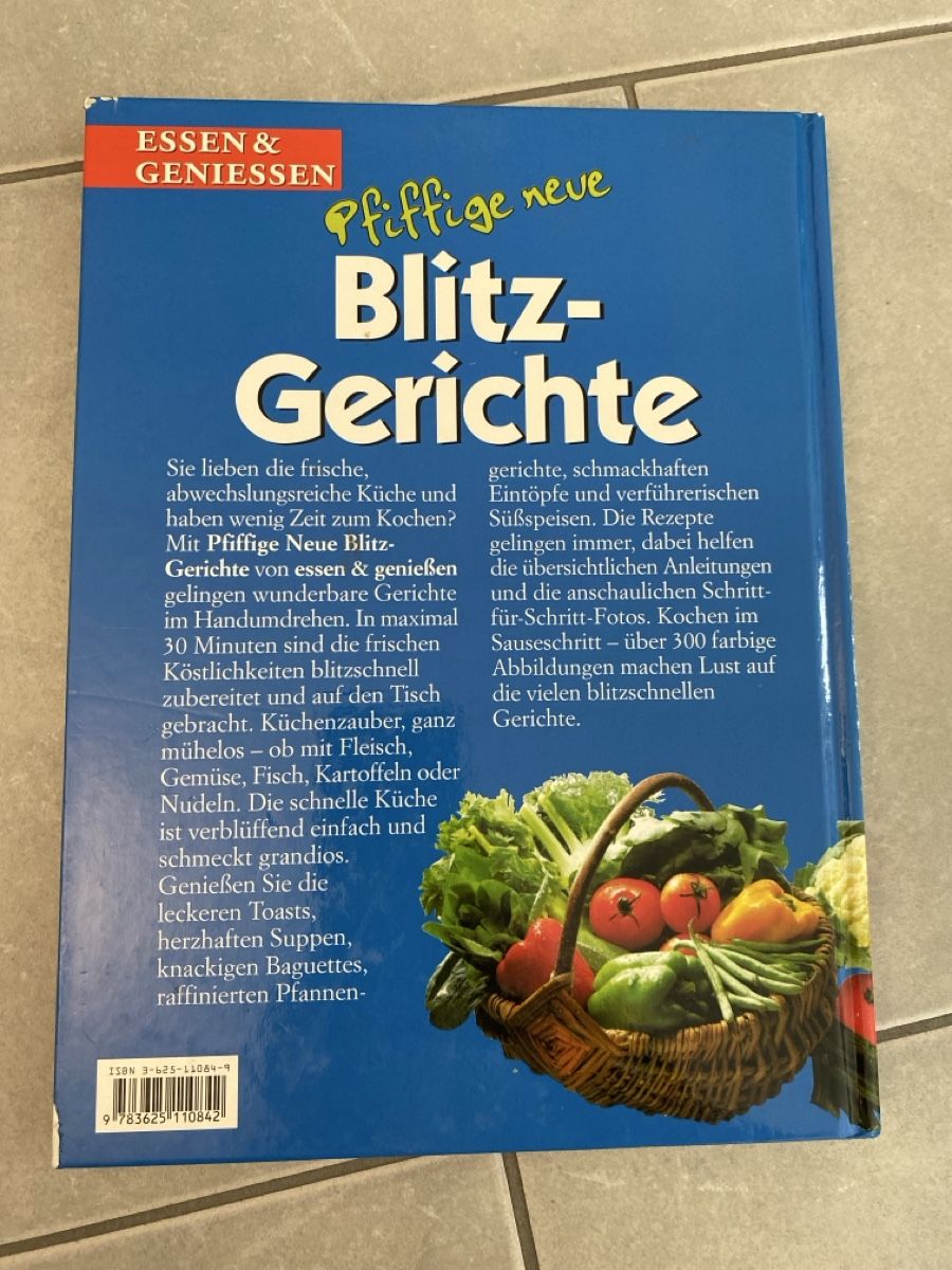 Libri: Kochbuch "Blitz-Gerichte" – Nuovo (secondo la descrizione) da Hünenberg See venduto da lar_9zjk 2