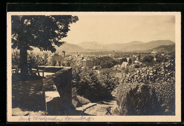 Cartoline postali: Brugg, Ortsansicht mit Strasse und Aussi – Usato da Berlin venduto da bartko-reher