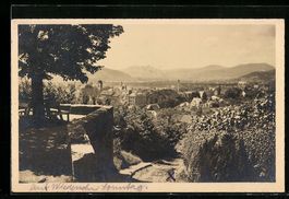 Brugg, Ortsansicht mit Strasse und Aussi