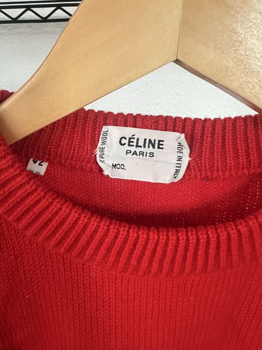 Celine Maglioni & Felpe: Vintage Céline Paris Wollpullover, Grösse M. – Usato da Villigen venduto da Majiiic 2
