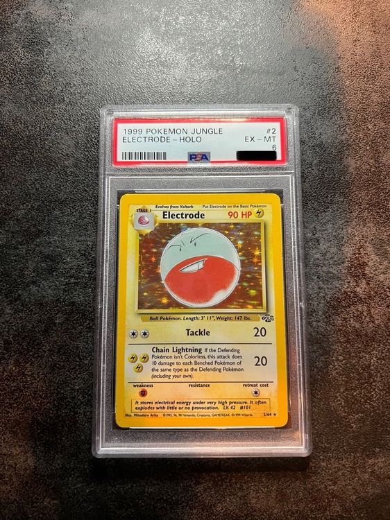Electrode holo Jungle 2/64 PSA 6 ab 1. Kaufen auf Ricardo